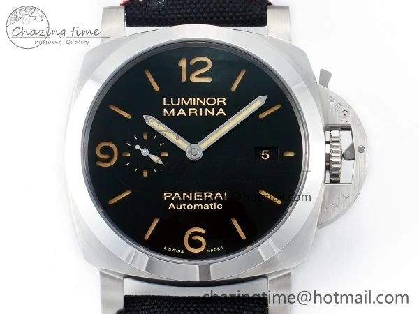 Lightweight PAM1025 V TTF 1:1 Best Edition on Black Leather Strap P 8334
