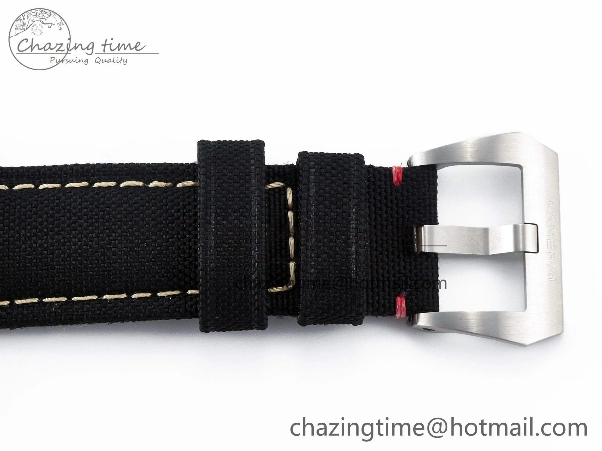 Lightweight PAM1025 V TTF 1:1 Best Edition on Black Leather Strap P 8334