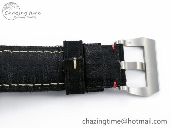 Lightweight PAM1025 V TTF 1:1 Best Edition on Black Leather Strap P 8334