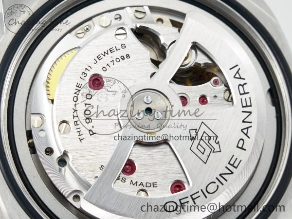 Lightweight PAM1025 V TTF 1:1 Best Edition on Black Leather Strap P 8334