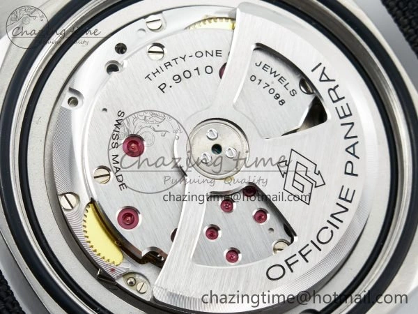 Lightweight PAM1025 V TTF 1:1 Best Edition on Black Leather Strap P 8334