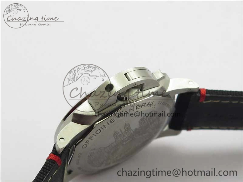 Unisex PAM1025 VSF 1:1 Best Edition Black Dial on Black Canvas Strap P.9010 Clone 8380