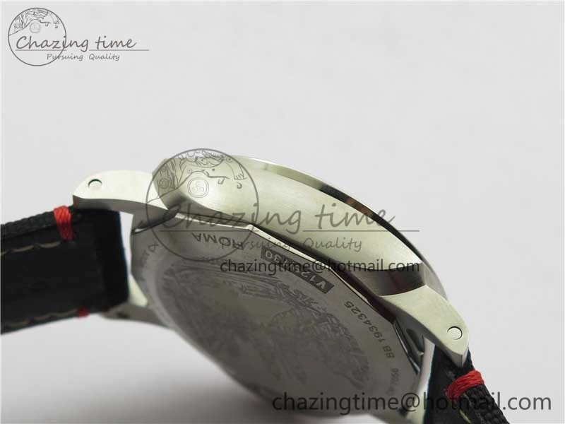 Unisex PAM1025 VSF 1:1 Best Edition Black Dial on Black Canvas Strap P.9010 Clone 8380