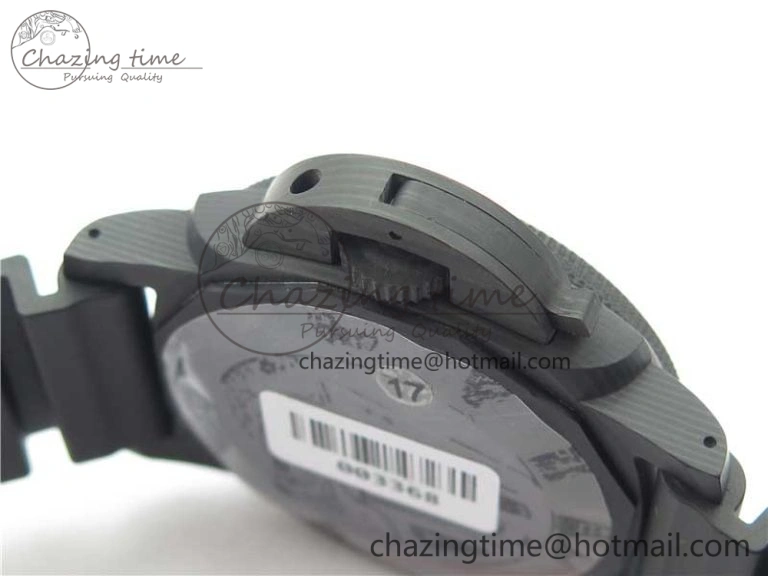 PAM1039 Carbotech VSF Best Edition Dark Grey Sail Dial on Rubber Strap P.9010 Clone (Free White Rubber Strap) ZeroBulk 8405