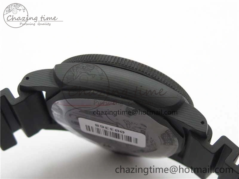 PAM1039 Carbotech VSF Best Edition Dark Grey Sail Dial on Rubber Strap P.9010 Clone (Free White Rubber Strap) ZeroBulk 8405