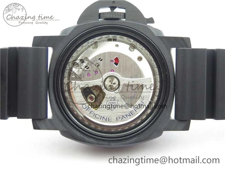 PAM1039 Carbotech VSF Best Edition Dark Grey Sail Dial on Rubber Strap P.9010 Clone (Free White Rubber Strap) ZeroBulk 8405
