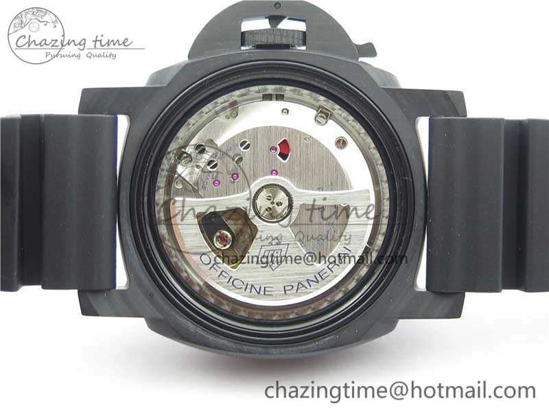 PAM1039 Carbotech VSF Best Edition Dark Grey Sail Dial on Rubber Strap P.9010 Clone (Free White Rubber Strap) ZeroBulk 8405