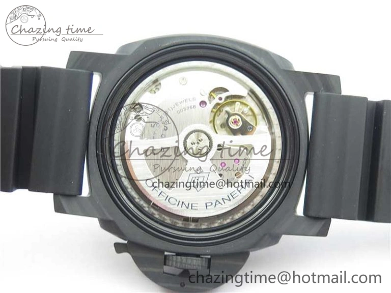PAM1039 Carbotech VSF Best Edition Dark Grey Sail Dial on Rubber Strap P.9010 Clone (Free White Rubber Strap) ZeroBulk 8405