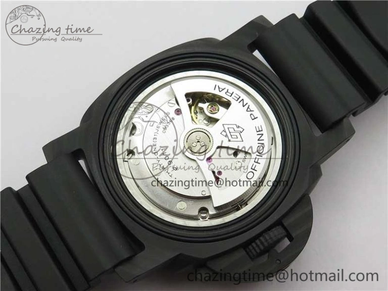 PAM1039 Carbotech VSF Best Edition Dark Grey Sail Dial on Rubber Strap P.9010 Clone (Free White Rubber Strap) ZeroBulk 8405