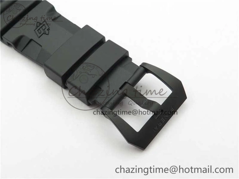 PAM1039 Carbotech VSF Best Edition Dark Grey Sail Dial on Rubber Strap P.9010 Clone (Free White Rubber Strap) ZeroBulk 8405