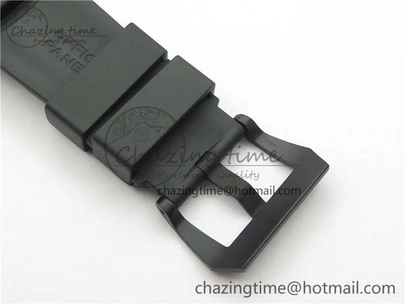 PAM1039 Carbotech VSF Best Edition Dark Grey Sail Dial on Rubber Strap P.9010 Clone (Free White Rubber Strap) ZeroBulk 8405