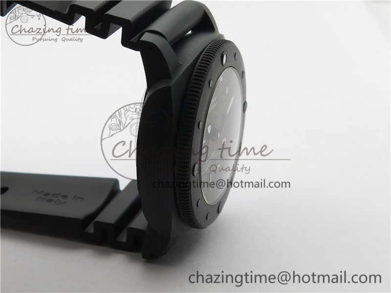 PAM1039 Carbotech VSF Best Edition Dark Grey Sail Dial on Rubber Strap P.9010 Clone (Free White Rubber Strap) ZeroBulk 8405