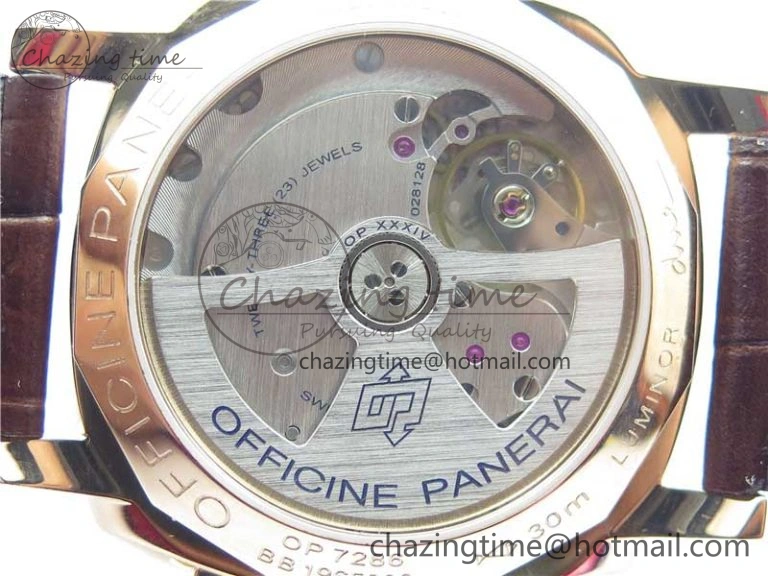 Neat PAM1042 Luminor Due RG VSF Best Edition White Dial on Leather Strap AXXXIV 8386