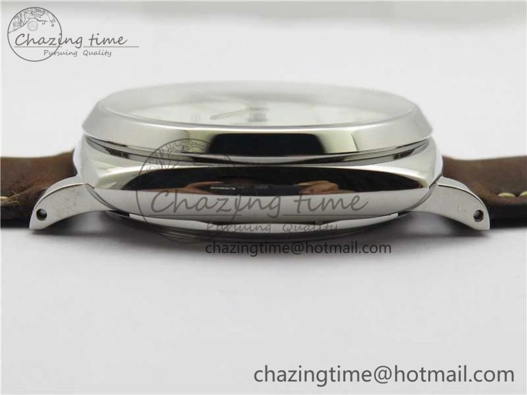UrbanChic PAM1046 Luminor Due VSF Best Edition White Dial on Brown Asso Strap AXXXIV 8391