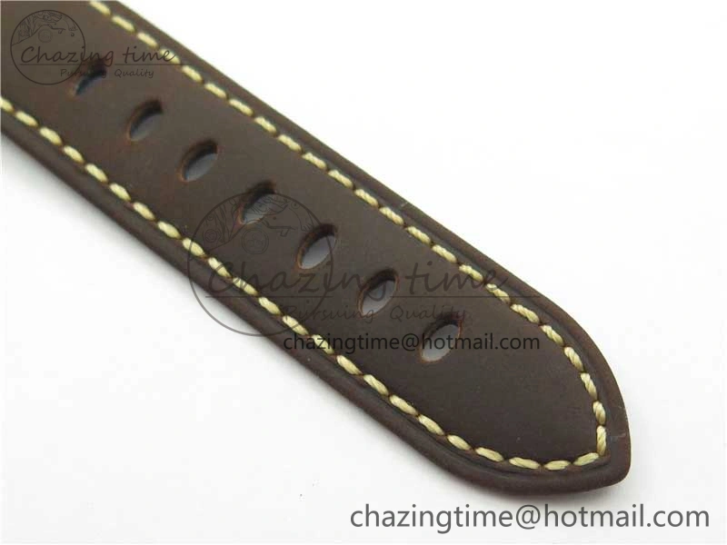 UrbanChic PAM1046 Luminor Due VSF Best Edition White Dial on Brown Asso Strap AXXXIV 8391