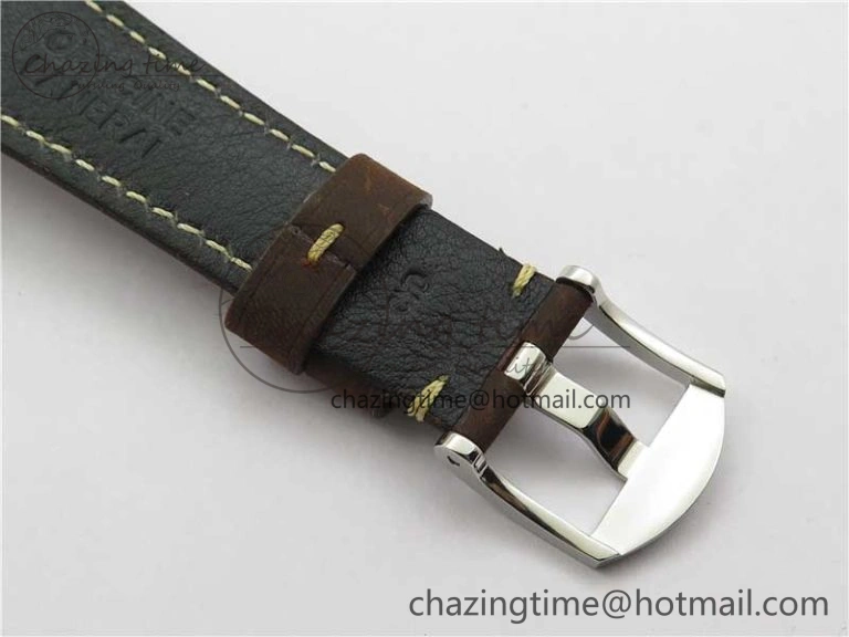 UrbanChic PAM1046 Luminor Due VSF Best Edition White Dial on Brown Asso Strap AXXXIV 8391