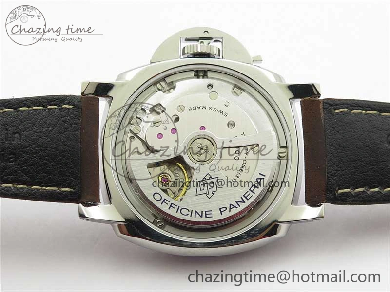 UrbanChic PAM1046 Luminor Due VSF Best Edition White Dial on Brown Asso Strap AXXXIV 8391