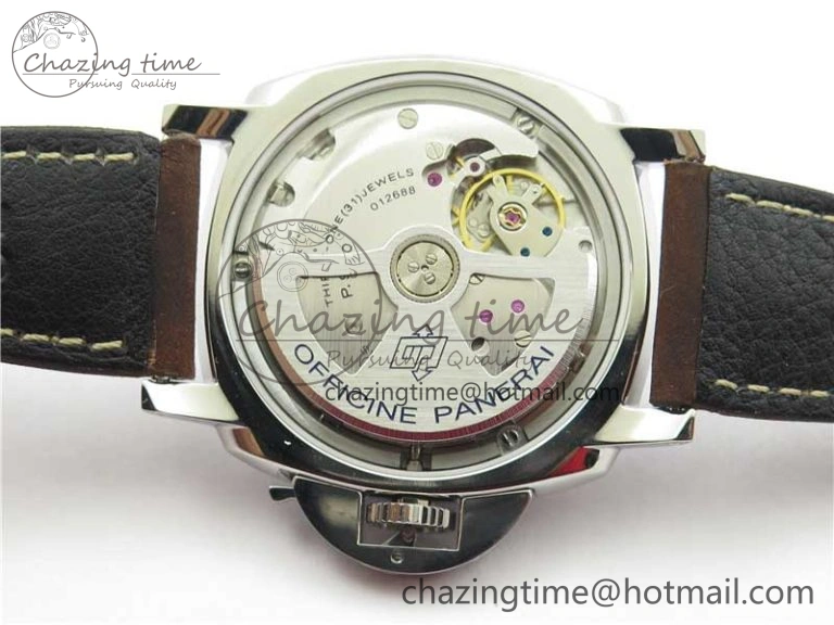 UrbanChic PAM1046 Luminor Due VSF Best Edition White Dial on Brown Asso Strap AXXXIV 8391