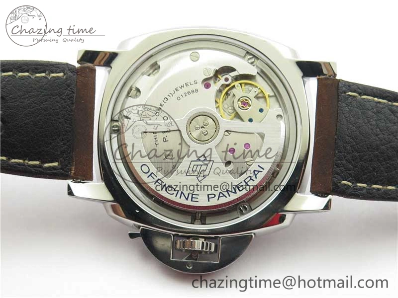 UrbanChic PAM1046 Luminor Due VSF Best Edition White Dial on Brown Asso Strap AXXXIV 8391