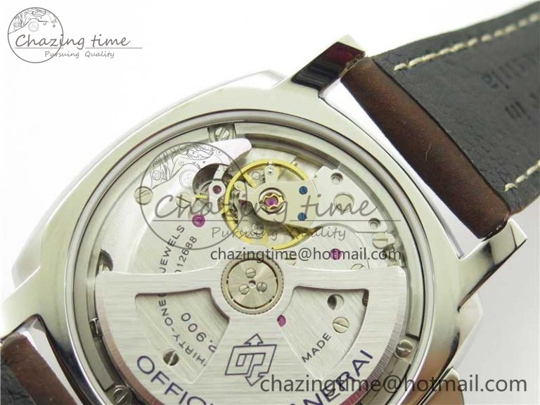 UrbanChic PAM1046 Luminor Due VSF Best Edition White Dial on Brown Asso Strap AXXXIV 8391