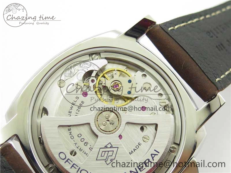 UrbanChic PAM1046 Luminor Due VSF Best Edition White Dial on Brown Asso Strap AXXXIV 8391