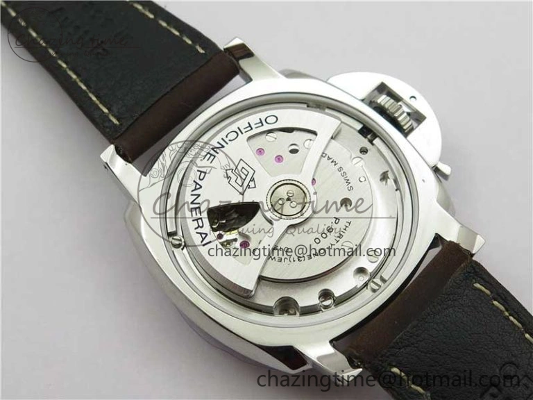 UrbanChic PAM1046 Luminor Due VSF Best Edition White Dial on Brown Asso Strap AXXXIV 8391