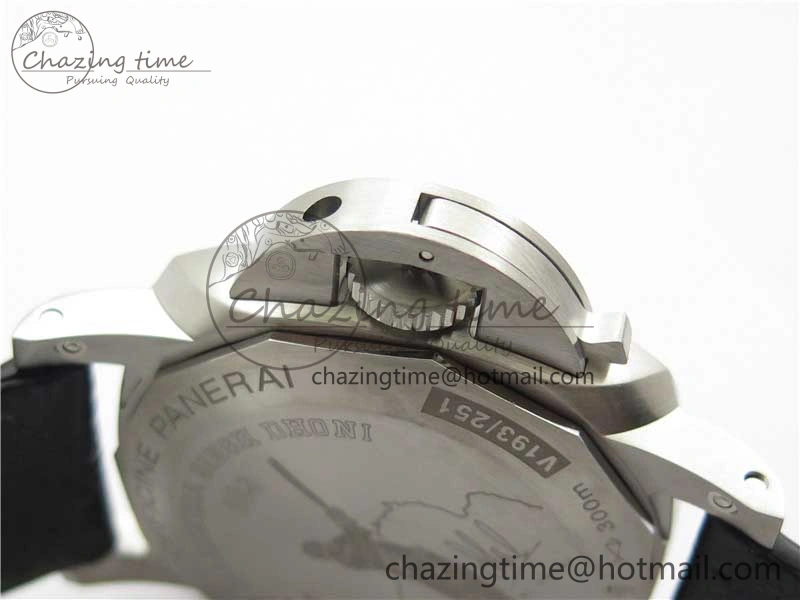 Seasonal PAM1056 Luminor GMT VSF 1:1 Best Edition on Black Leather Strap P.9011 Clone 8399