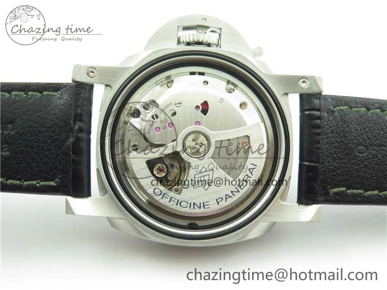 Seasonal PAM1056 Luminor GMT VSF 1:1 Best Edition on Black Leather Strap P.9011 Clone 8399