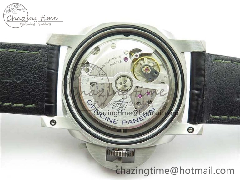 Seasonal PAM1056 Luminor GMT VSF 1:1 Best Edition on Black Leather Strap P.9011 Clone 8399