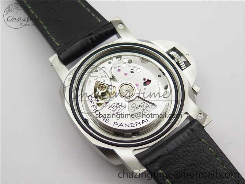 Seasonal PAM1056 Luminor GMT VSF 1:1 Best Edition on Black Leather Strap P.9011 Clone 8399