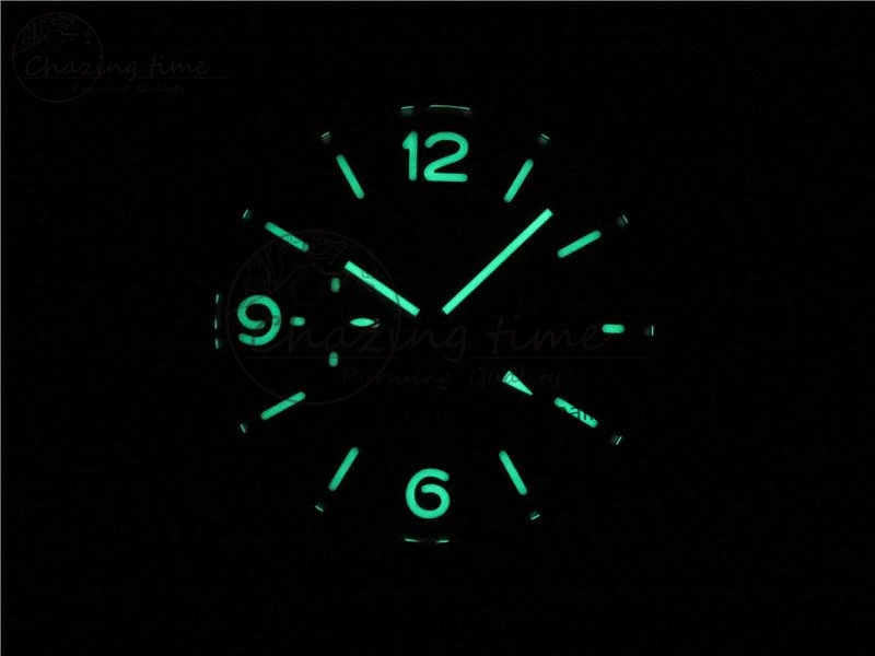 Seasonal PAM1056 Luminor GMT VSF 1:1 Best Edition on Black Leather Strap P.9011 Clone 8399