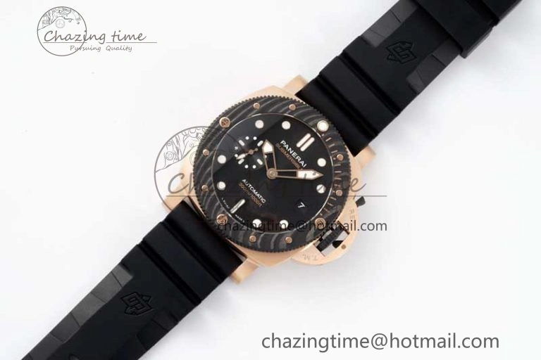HighPerformance PAM1070 W SBF 1:1 Best Edition Black Dial on Black Rubber Strap P 8347