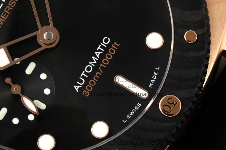 HighPerformance PAM1070 W SBF 1:1 Best Edition Black Dial on Black Rubber Strap P 8347