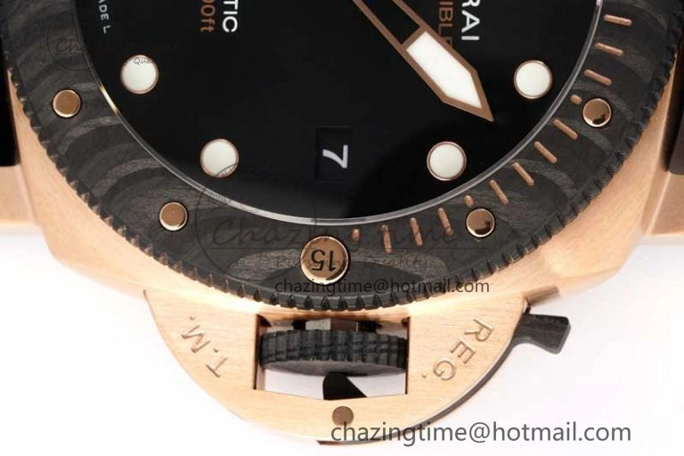 HighPerformance PAM1070 W SBF 1:1 Best Edition Black Dial on Black Rubber Strap P 8347
