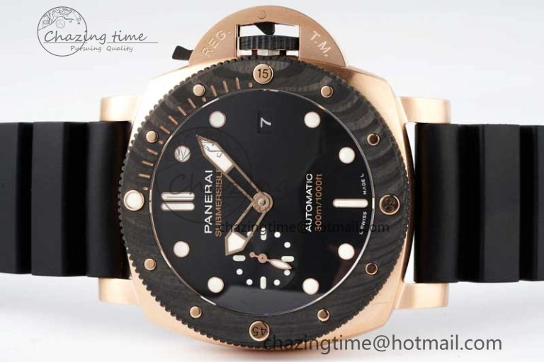 HighPerformance PAM1070 W SBF 1:1 Best Edition Black Dial on Black Rubber Strap P 8347