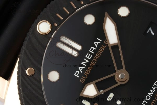 PAM1070 W VSF 1:1 Best Edition Black Dial on Black Rubber Strap P Lightweight 8341