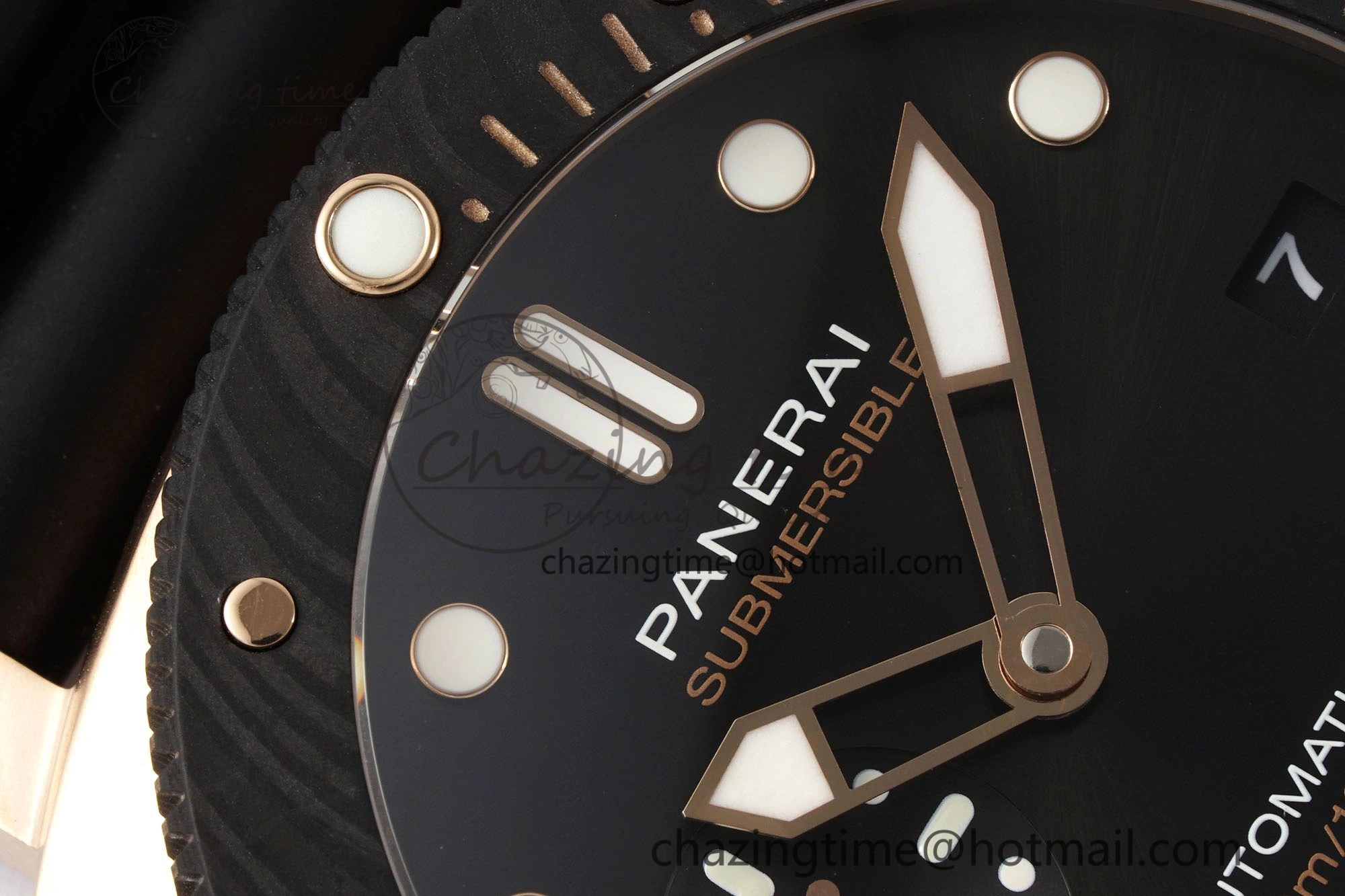 PAM1070 W VSF 1:1 Best Edition Black Dial on Black Rubber Strap P Lightweight 8341