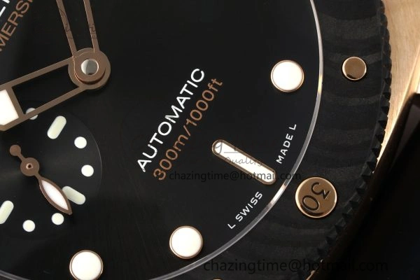 PAM1070 W VSF 1:1 Best Edition Black Dial on Black Rubber Strap P Lightweight 8341