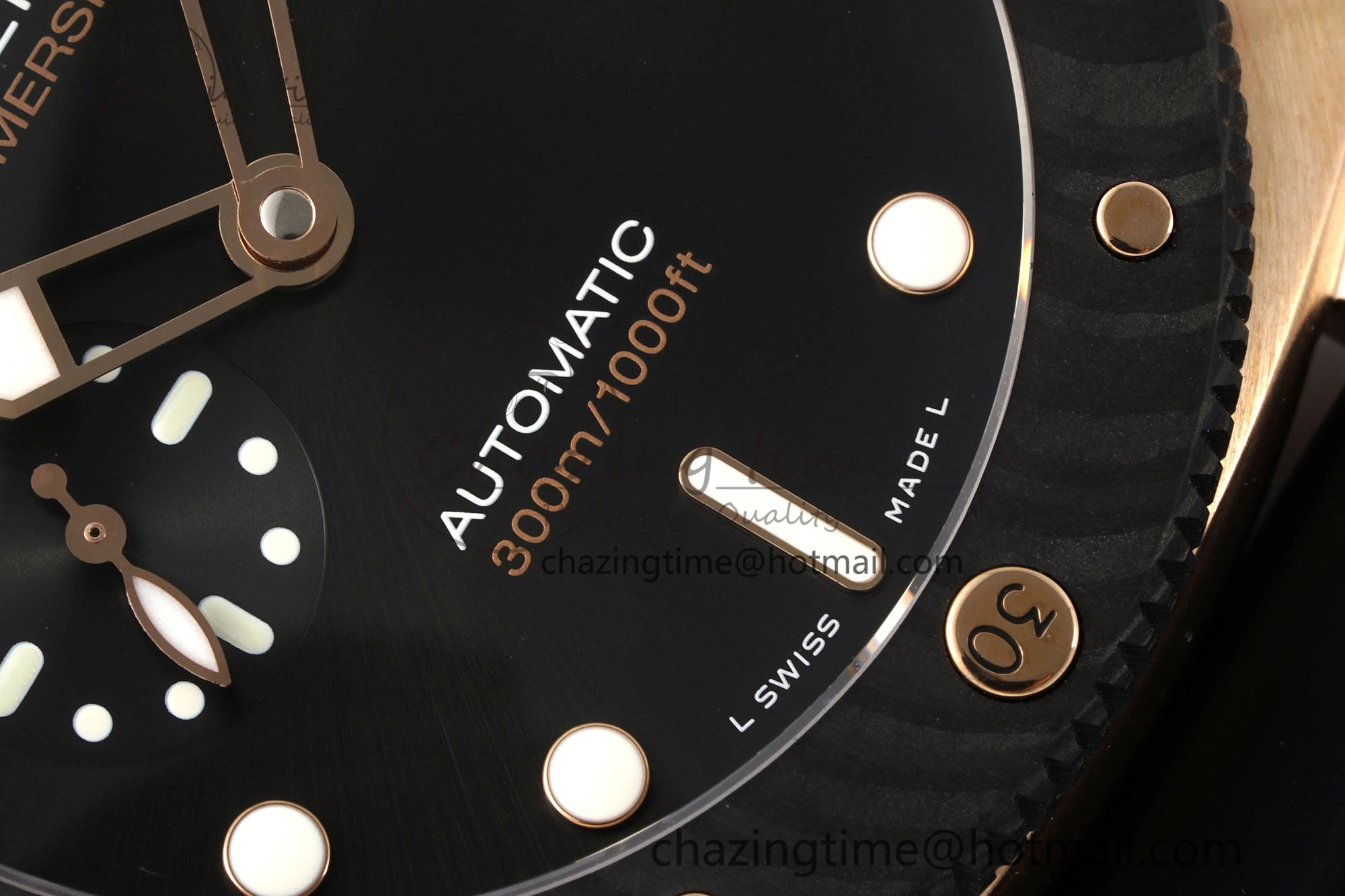 PAM1070 W VSF 1:1 Best Edition Black Dial on Black Rubber Strap P Lightweight 8341