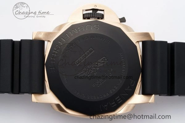 PAM1070 W VSF 1:1 Best Edition Black Dial on Black Rubber Strap P Lightweight 8341