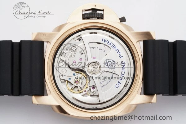 PAM1070 W VSF 1:1 Best Edition Black Dial on Black Rubber Strap P Lightweight 8341