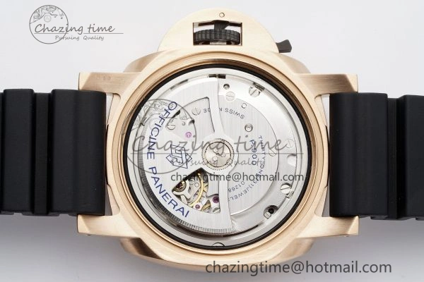 PAM1070 W VSF 1:1 Best Edition Black Dial on Black Rubber Strap P Lightweight 8341
