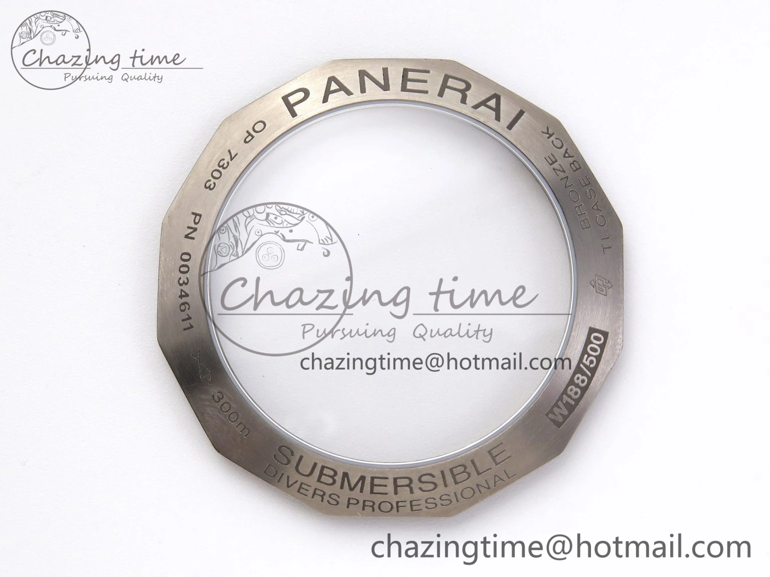 Breathable PAM1074 W BRONZO VSF 1:1 BEST EDITION BLUE DIAL ON BLUE CALFSKIN STRAP P.900 CLONE 8345