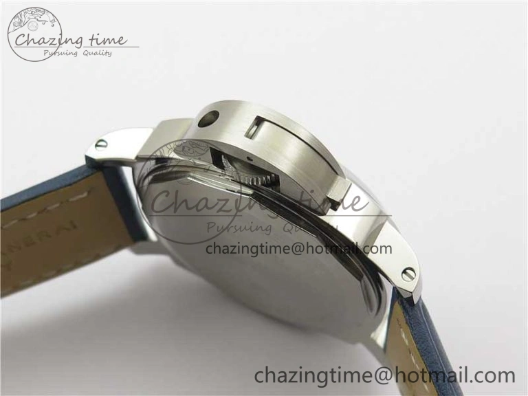 Snug PAM1085 W HWF 1:1 Best Edition on Blue Leather Strap A 8374