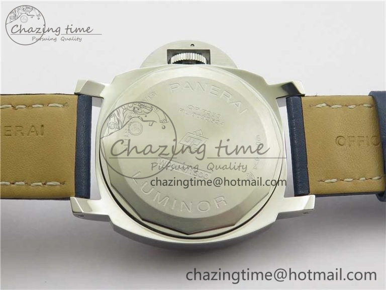 Snug PAM1085 W HWF 1:1 Best Edition on Blue Leather Strap A 8374