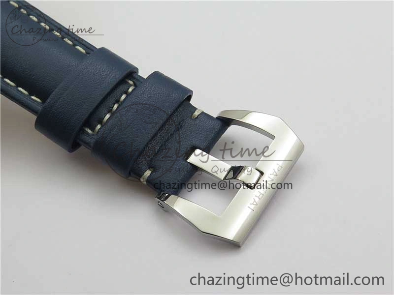 Snug PAM1085 W HWF 1:1 Best Edition on Blue Leather Strap A 8374