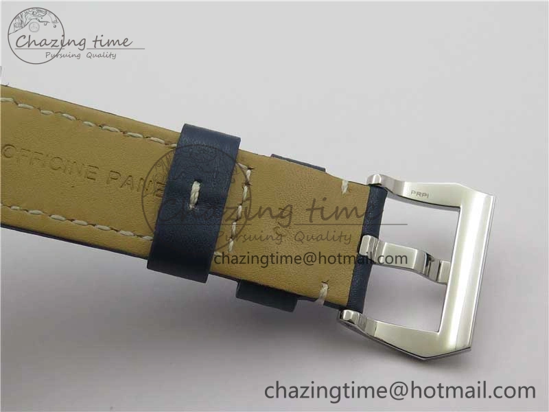 Snug PAM1085 W HWF 1:1 Best Edition on Blue Leather Strap A 8374