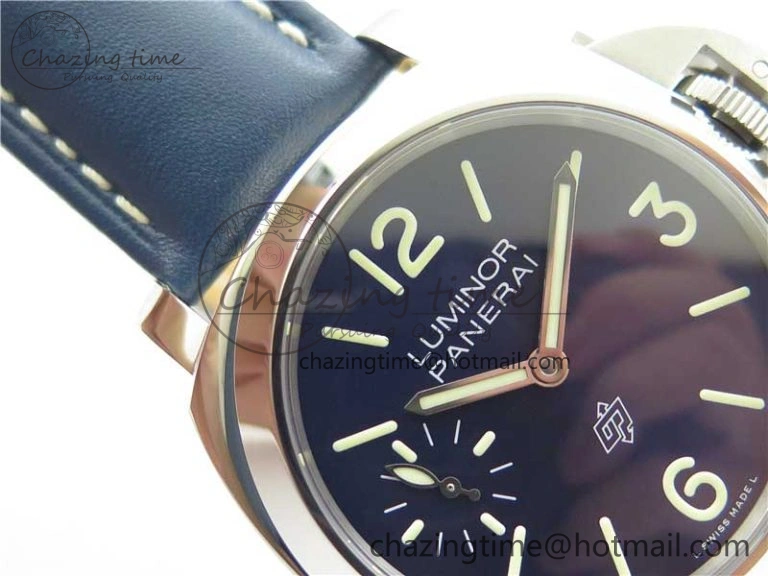 Snug PAM1085 W HWF 1:1 Best Edition on Blue Leather Strap A 8374