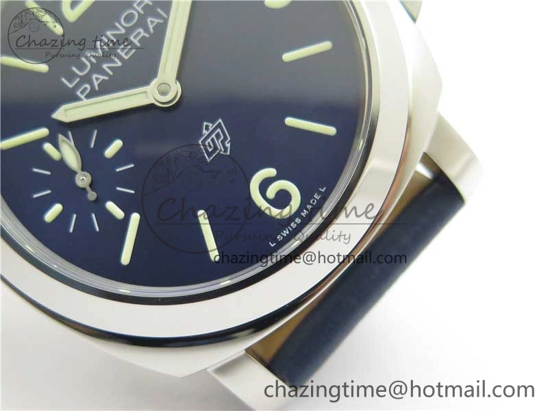 Snug PAM1085 W HWF 1:1 Best Edition on Blue Leather Strap A 8374