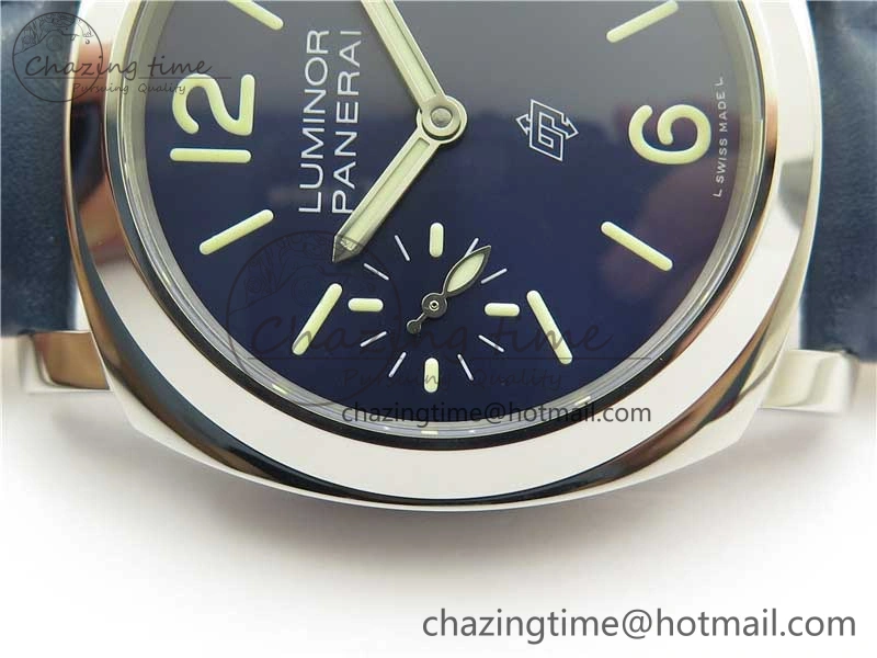 Snug PAM1085 W HWF 1:1 Best Edition on Blue Leather Strap A 8374